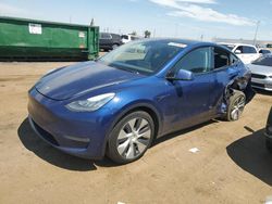 Salvage cars for sale at Brighton, CO auction: 2021 Tesla Model Y