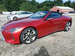 Salvage cars for sale at Mendon, MA auction: 2023 Lexus LC 500