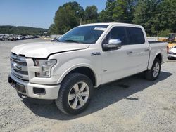 Ford salvage cars for sale: 2016 Ford F150 Supercrew