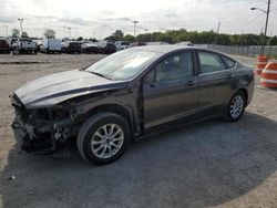 Salvage cars for sale from Copart Indianapolis, IN: 2015 Ford Fusion S