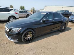 Mercedes-Benz salvage cars for sale: 2016 Mercedes-Benz C 300 4matic