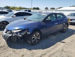 Nissan salvage cars for sale: 2017 Nissan Maxima 3.5S