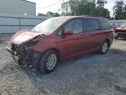 Toyota salvage cars for sale: 2011 Toyota Sienna XLE