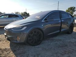 Salvage cars for sale at Riverview, FL auction: 2018 Tesla Model X