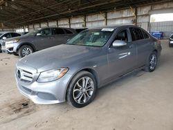 Mercedes-Benz c-Class salvage cars for sale: 2015 Mercedes-Benz C 300 4matic