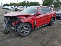 Salvage cars for sale at Denver, CO auction: 2018 Alfa Romeo Stelvio Sport