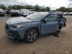 Salvage cars for sale at Baltimore, MD auction: 2024 Subaru Crosstrek Premium