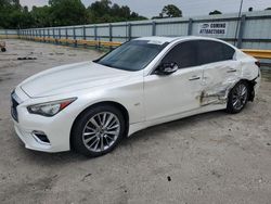 Salvage cars for sale at Fort Pierce, FL auction: 2018 Infiniti Q50 Luxe