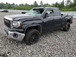 Salvage trucks for sale at Windham, ME auction: 2015 GMC Sierra K1500 SLE