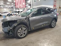 Salvage cars for sale at Blaine, MN auction: 2021 Ford Escape SEL