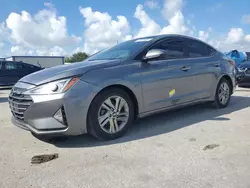 Salvage cars for sale at Orlando, FL auction: 2019 Hyundai Elantra SEL