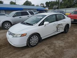 Honda salvage cars for sale: 2007 Honda Civic LX