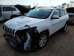 Salvage cars for sale from Copart Elgin, IL: 2017 Jeep Cherokee Latitude