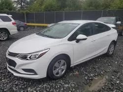 Chevrolet Vehiculos salvage en venta: 2018 Chevrolet Cruze LS