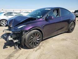 Salvage cars for sale at Fresno, CA auction: 2022 Tesla Model Y