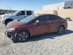 Salvage cars for sale from Copart Mentone, CA: 2013 Honda Civic EX