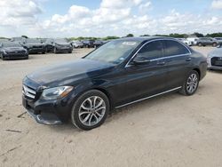 Salvage cars for sale at San Antonio, TX auction: 2017 Mercedes-Benz C300