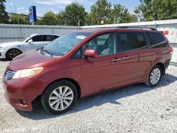 Salvage cars for sale at Walton, KY auction: 2012 Toyota Sienna XLE