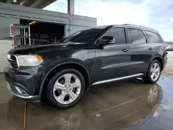 Salvage cars for sale at West Palm Beach, FL auction: 2014 Dodge Durango Limited