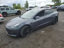 Salvage cars for sale at Montreal Est, QC auction: 2023 Tesla Model 3