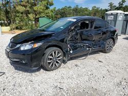 Salvage cars for sale at Houston, TX auction: 2014 Honda Civic EXL