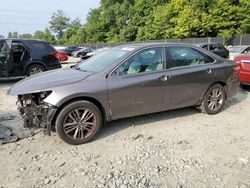 Salvage cars for sale at Waldorf, MD auction: 2016 Toyota Camry LE