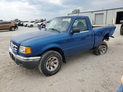 Salvage cars for sale at Kansas City, KS auction: 2002 Ford Ranger