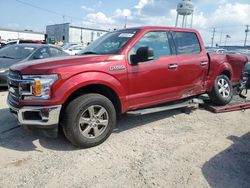 Salvage cars for sale at Dyer, IN auction: 2018 Ford F150 Supercrew