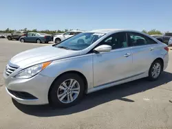 Salvage cars for sale at Fresno, CA auction: 2014 Hyundai Sonata GLS