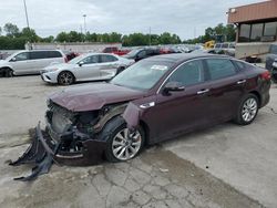 Salvage cars for sale at Fort Wayne, IN auction: 2016 KIA Optima EX