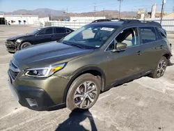 Salvage cars for sale at Sun Valley, CA auction: 2022 Subaru Outback Limited XT