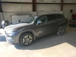 Salvage cars for sale at Lufkin, TX auction: 2021 Toyota Highlander XLE