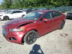 Salvage cars for sale at Candia, NH auction: 2016 Ford Fusion SE