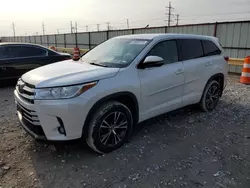 Salvage cars for sale at Haslet, TX auction: 2018 Toyota Highlander LE