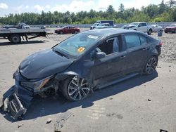 Salvage cars for sale at Windham, ME auction: 2020 Toyota Corolla SE