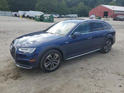 Salvage cars for sale at Mendon, MA auction: 2018 Audi A4 Allroad Premium Plus