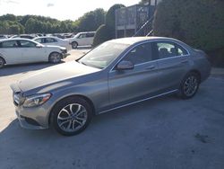 Mercedes-Benz salvage cars for sale: 2016 Mercedes-Benz C 300 4matic