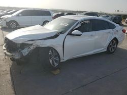 Salvage cars for sale at Grand Prairie, TX auction: 2018 Honda Accord EXL