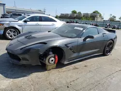 Salvage cars for sale at Tulsa, OK auction: 2019 Chevrolet Corvette S