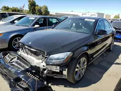 Mercedes-Benz salvage cars for sale: 2018 Mercedes-Benz C300