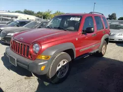 Salvage cars for sale at Sacramento, CA auction: 2006 Jeep Liberty Sport