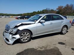 Salvage cars for sale at Brookhaven, NY auction: 2013 Mercedes-Benz E 350 4matic