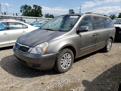 Salvage cars for sale at Lansing, MI auction: 2012 KIA Sedona LX