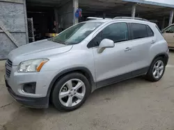 Salvage cars for sale at Fresno, CA auction: 2016 Chevrolet Trax LTZ