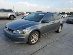 Salvage cars for sale at Grand Prairie, TX auction: 2016 Volkswagen Golf Sportwagen S