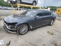 BMW 740 xi salvage cars for sale: 2017 BMW 740 XI