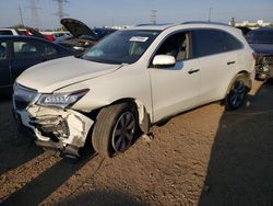 Acura salvage cars for sale: 2014 Acura MDX Advance