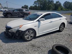 Salvage cars for sale at Gastonia, NC auction: 2013 Hyundai Sonata Hybrid