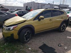 Salvage cars for sale at Dyer, IN auction: 2021 Subaru Crosstrek Limited