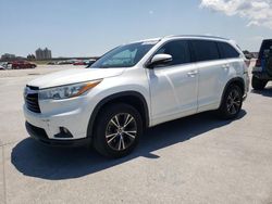 Toyota salvage cars for sale: 2016 Toyota Highlander XLE